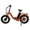 Πορτοκαλί 48v των ατόμων το μίνι διπλώνοντας ηλεκτρικό υβριδικό ηλεκτρικό διπλώνοντας ποδήλατο ποδηλάτων με το πεντάλι βοηθά το σύστημα