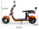 Μίνι ηλεκτρικό ποδήλατο 72v 60km ποδηλάτων Ε μηχανικών δίκυκλων μοτοποδηλάτων παχιά ρόδα της ΕΟΚ COC Citycoco 1500w